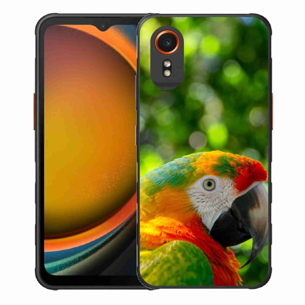 Gelový kryt mmCase na Samsung Galaxy Xcover 7 - papoušek ara 3