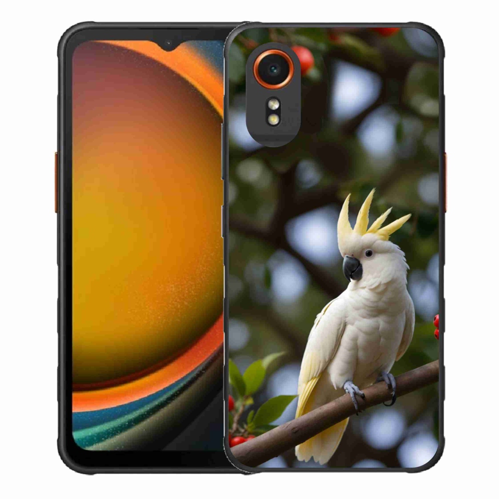 Gelový kryt mmCase na Samsung Galaxy Xcover 7 - papoušek kakadu 3