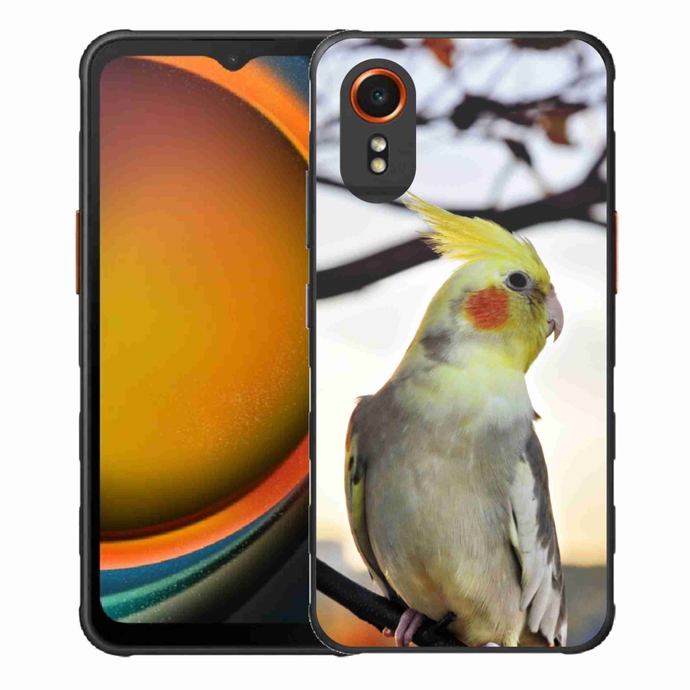 Gelový kryt mmCase na Samsung Galaxy Xcover 7 - papoušek korela