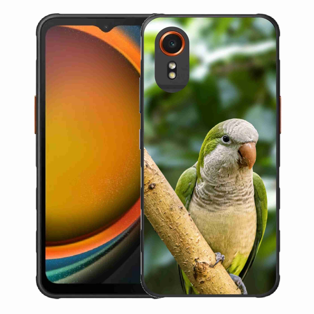 Gelový kryt mmCase na Samsung Galaxy Xcover 7 - papoušek mníšek