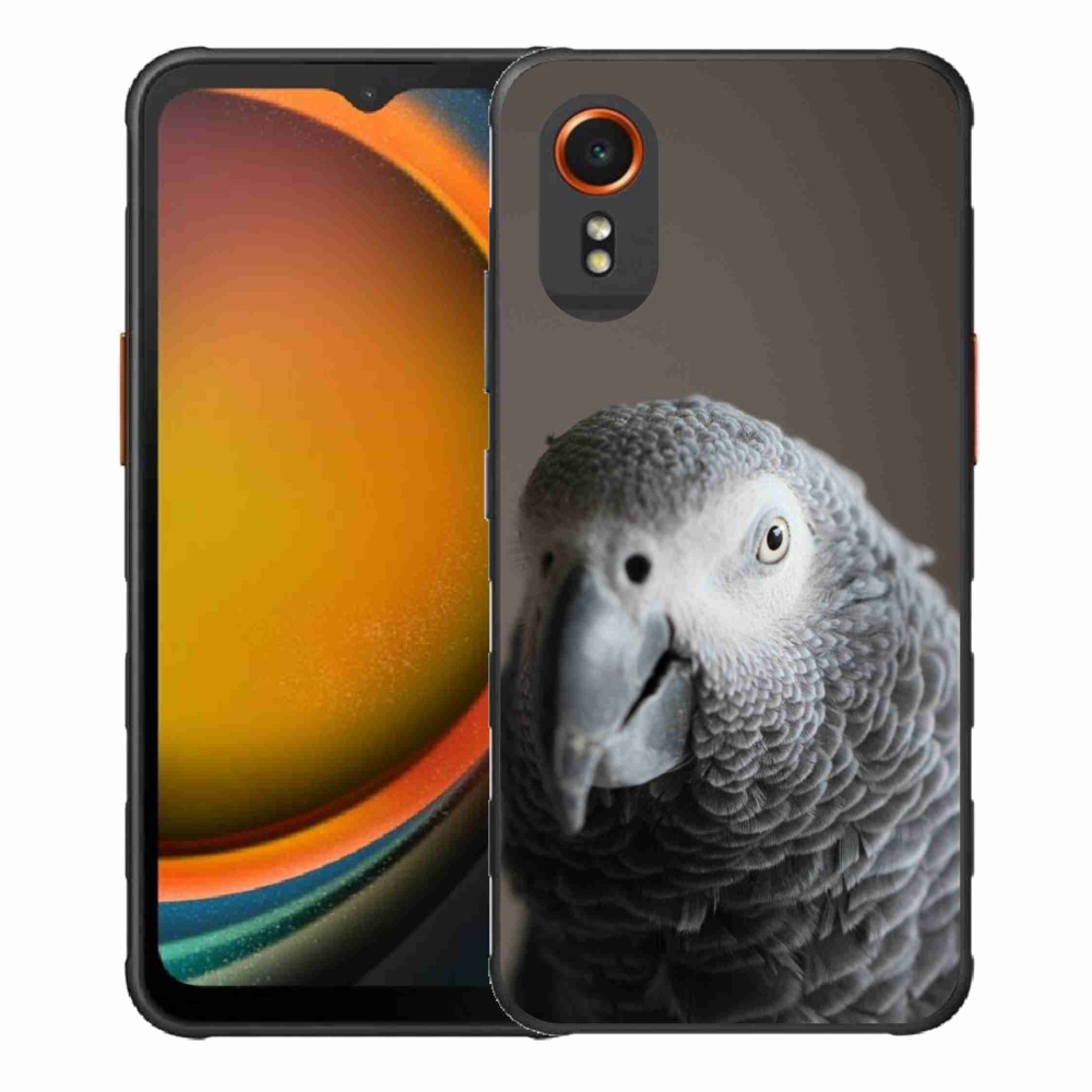 Gelový kryt mmCase na Samsung Galaxy Xcover 7 - papoušek žako 2