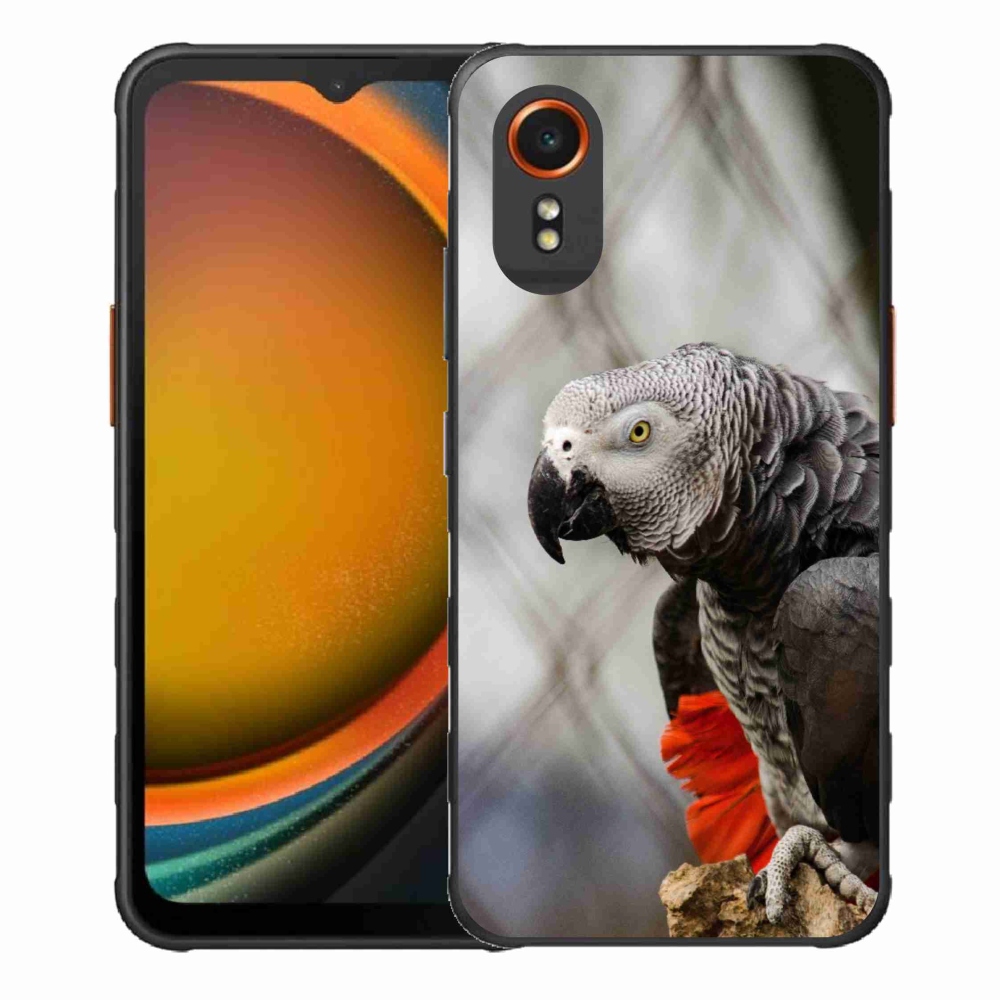 Gelový kryt mmCase na Samsung Galaxy Xcover 7 - papoušek žako 3
