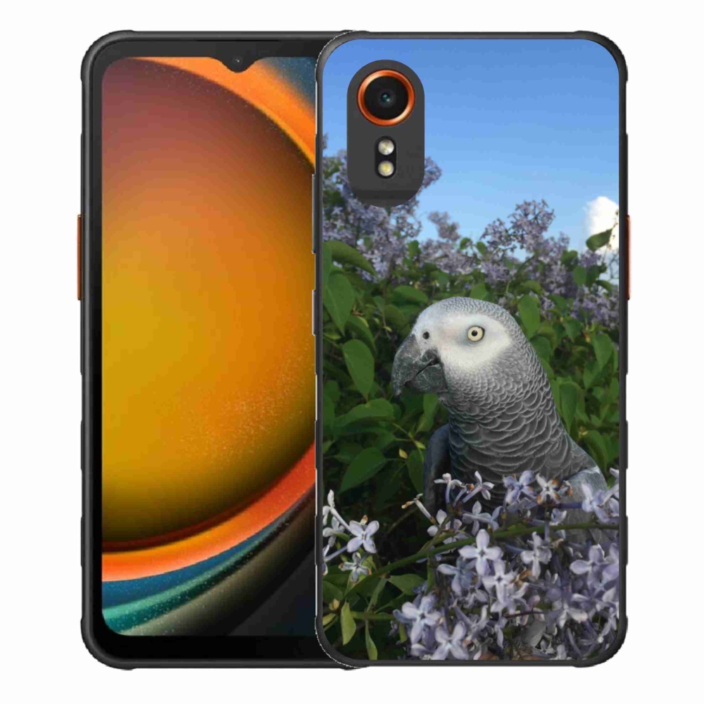 Gelový kryt mmCase na Samsung Galaxy Xcover 7 - papoušek žako