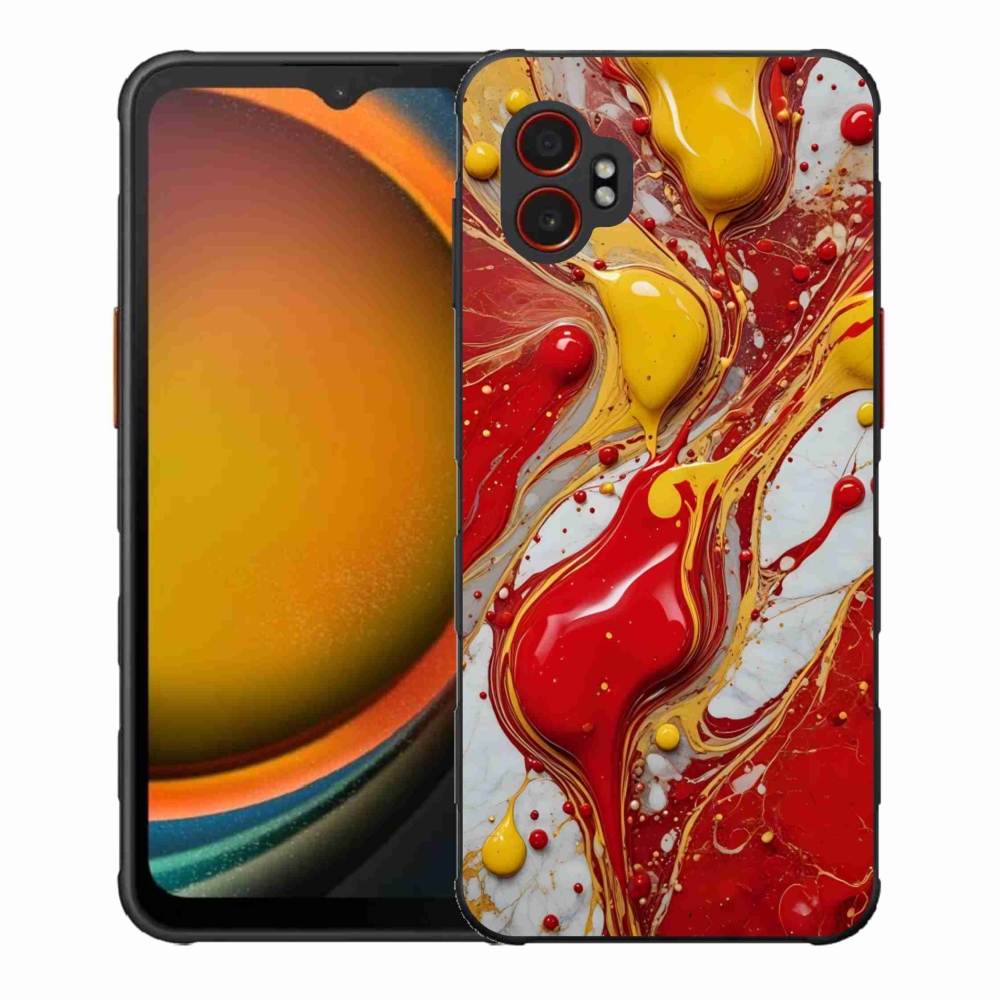 Gelový kryt mmCase na Samsung Galaxy Xcover 7 Pro - abstraktní motiv 42