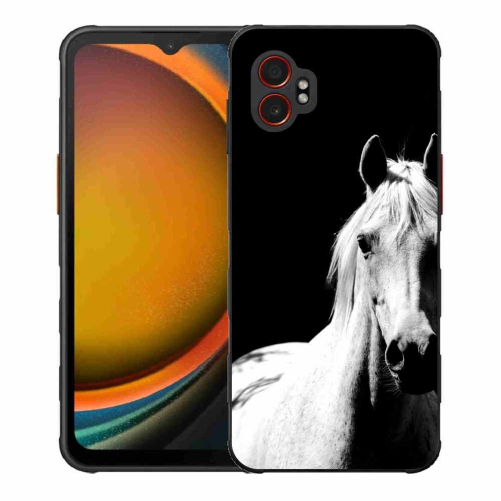Gelový kryt mmCase na Samsung Galaxy Xcover 7 Pro - bílý kůň 5