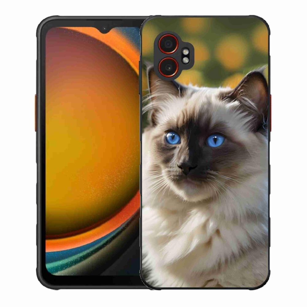 Gelový kryt mmCase na Samsung Galaxy Xcover 7 Pro - bílý ragdoll