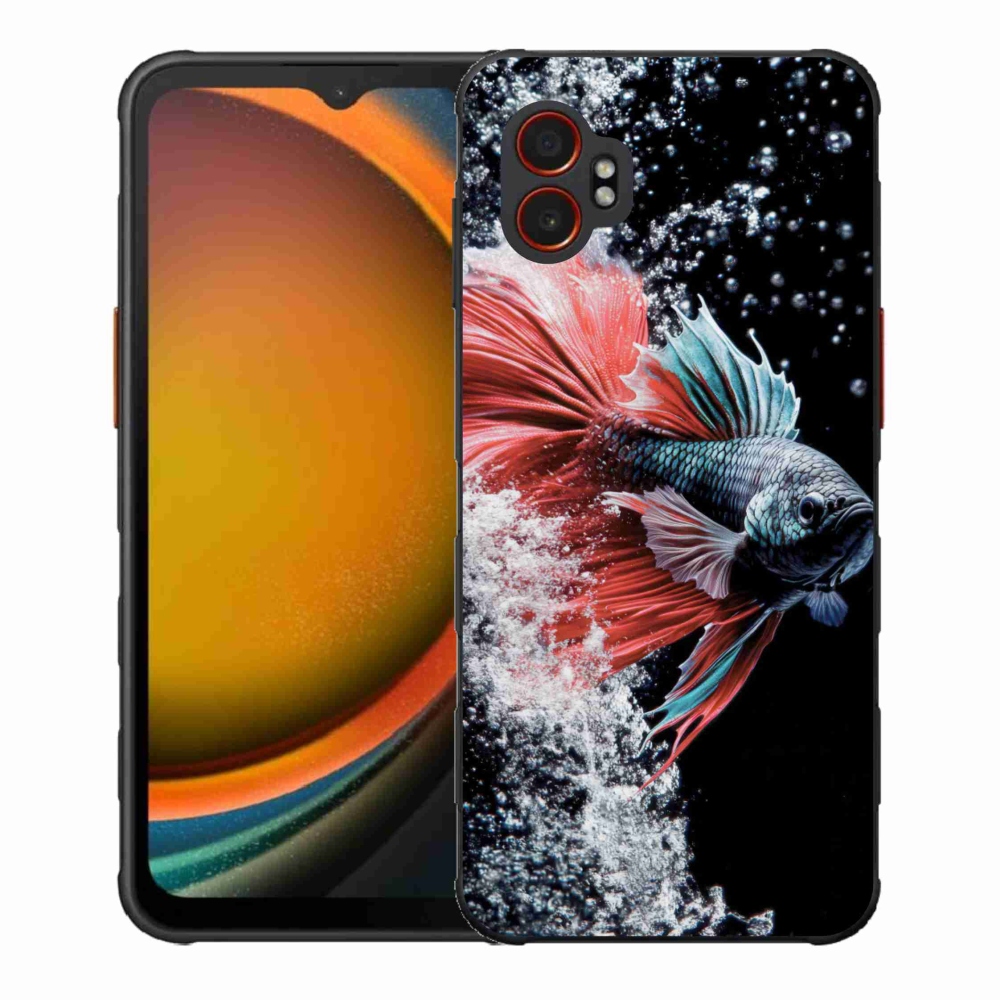 Gelový kryt mmCase na Samsung Galaxy Xcover 7 Pro - bojovnice pestrá