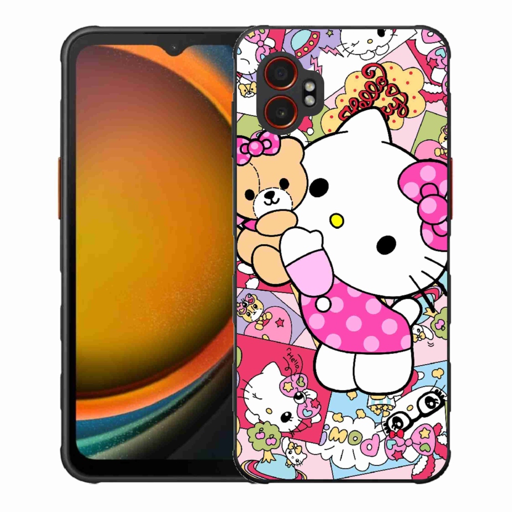Gelový kryt mmCase na Samsung Galaxy Xcover 7 Pro - cute kitty