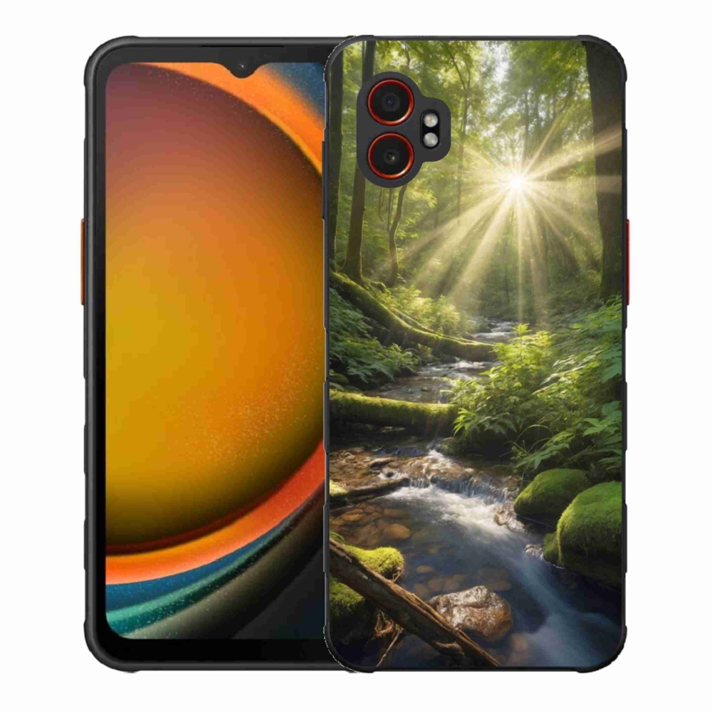 Gelový kryt mmCase na Samsung Galaxy Xcover 7 Pro - hlubina lesa