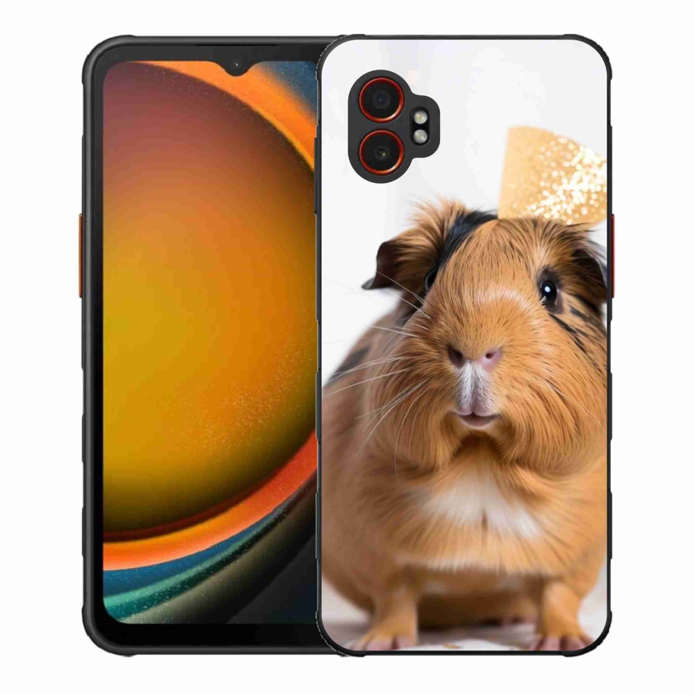 Gelový kryt mmCase na Samsung Galaxy Xcover 7 Pro - hnědé morče