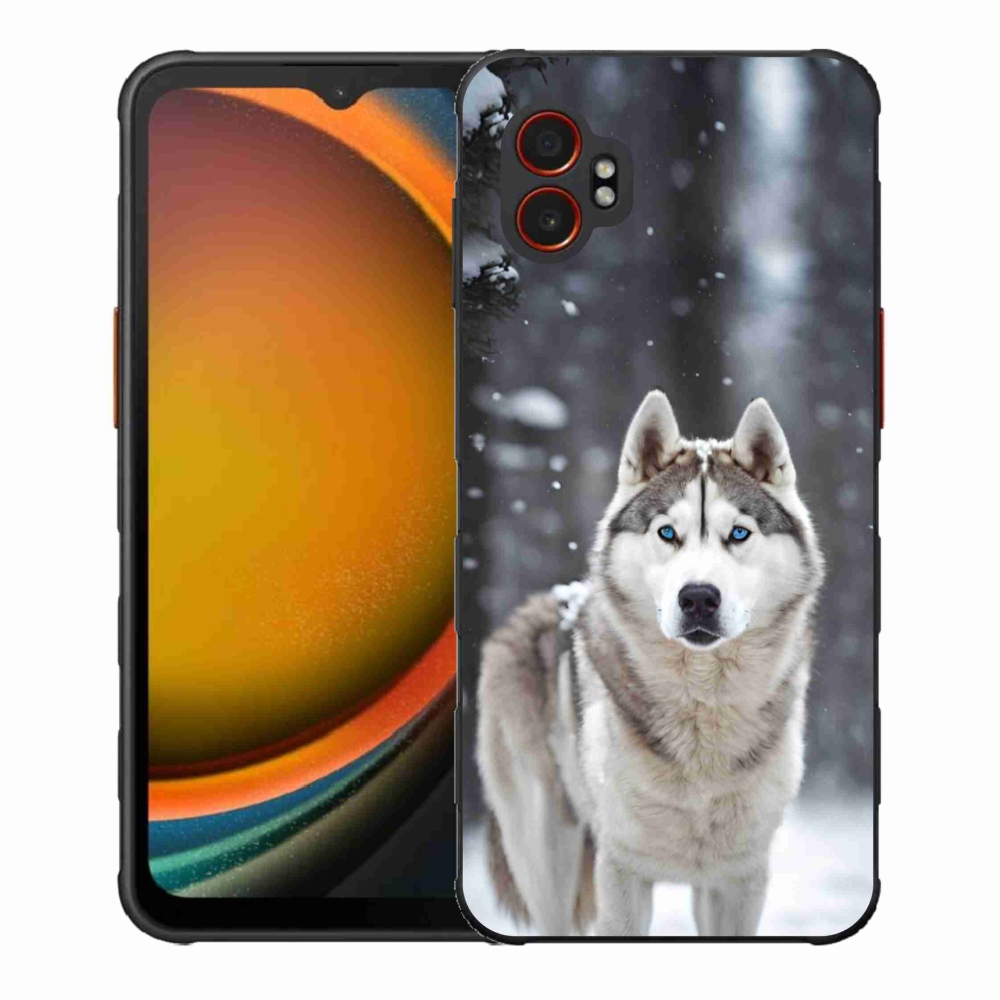 Gelový kryt mmCase na Samsung Galaxy Xcover 7 Pro - husky 2