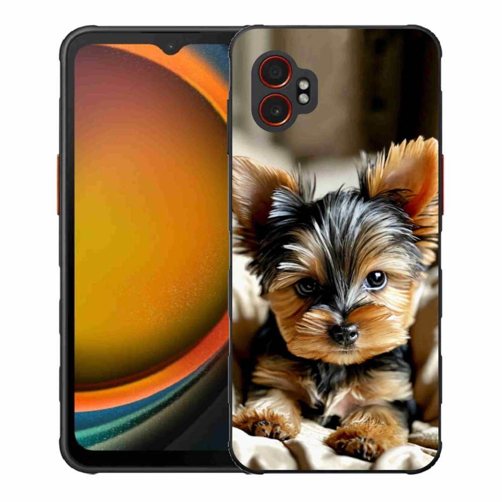 Gelový kryt mmCase na Samsung Galaxy Xcover 7 Pro - jorkšír 11