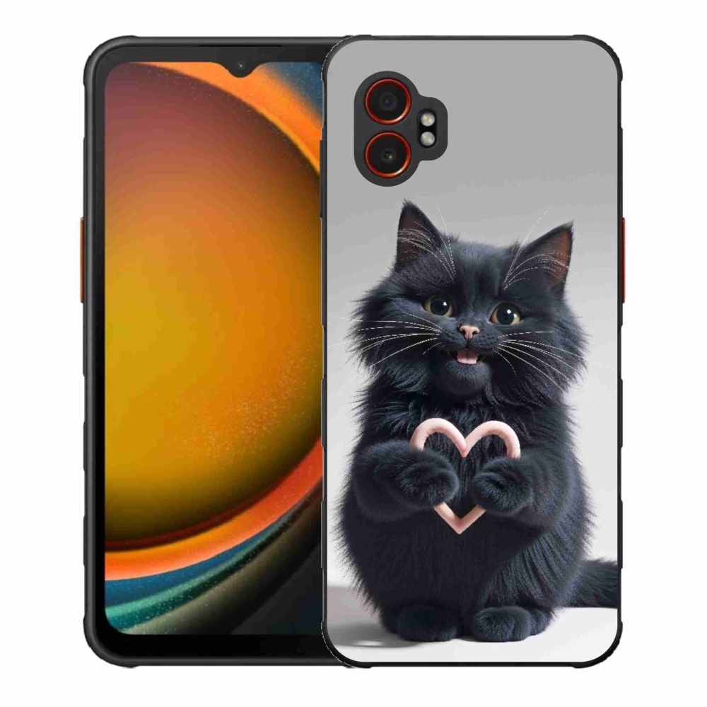 Gelový kryt mmCase na Samsung Galaxy Xcover 7 Pro - kočičí láska 3