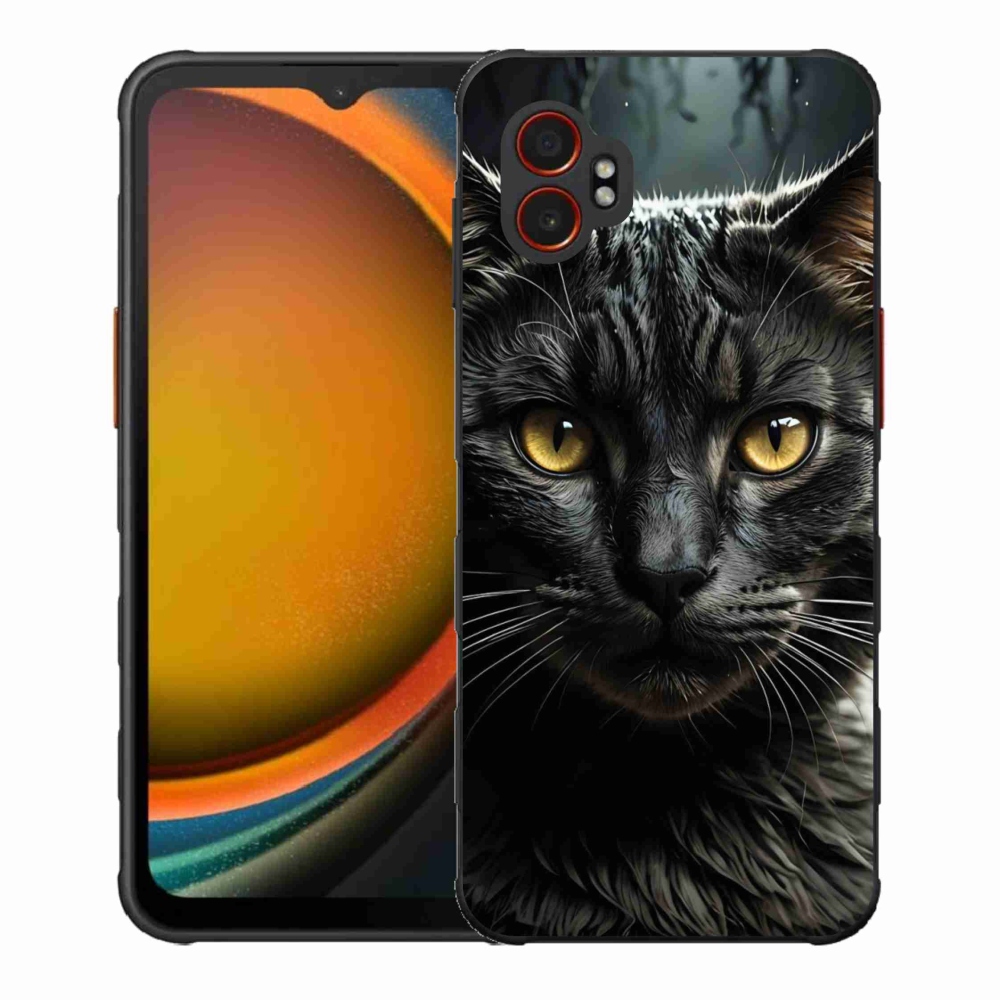 Gelový kryt mmCase na Samsung Galaxy Xcover 7 Pro - kočičí pohled 3