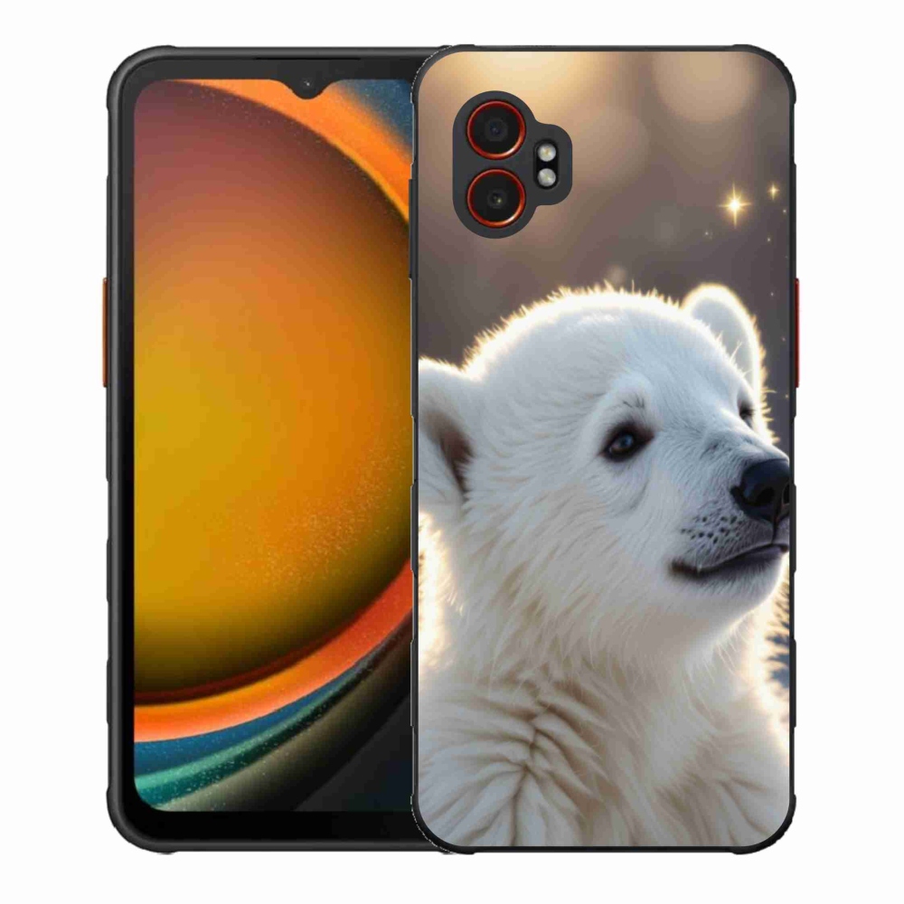 Gelový kryt mmCase na Samsung Galaxy Xcover 7 Pro - lední medvěd