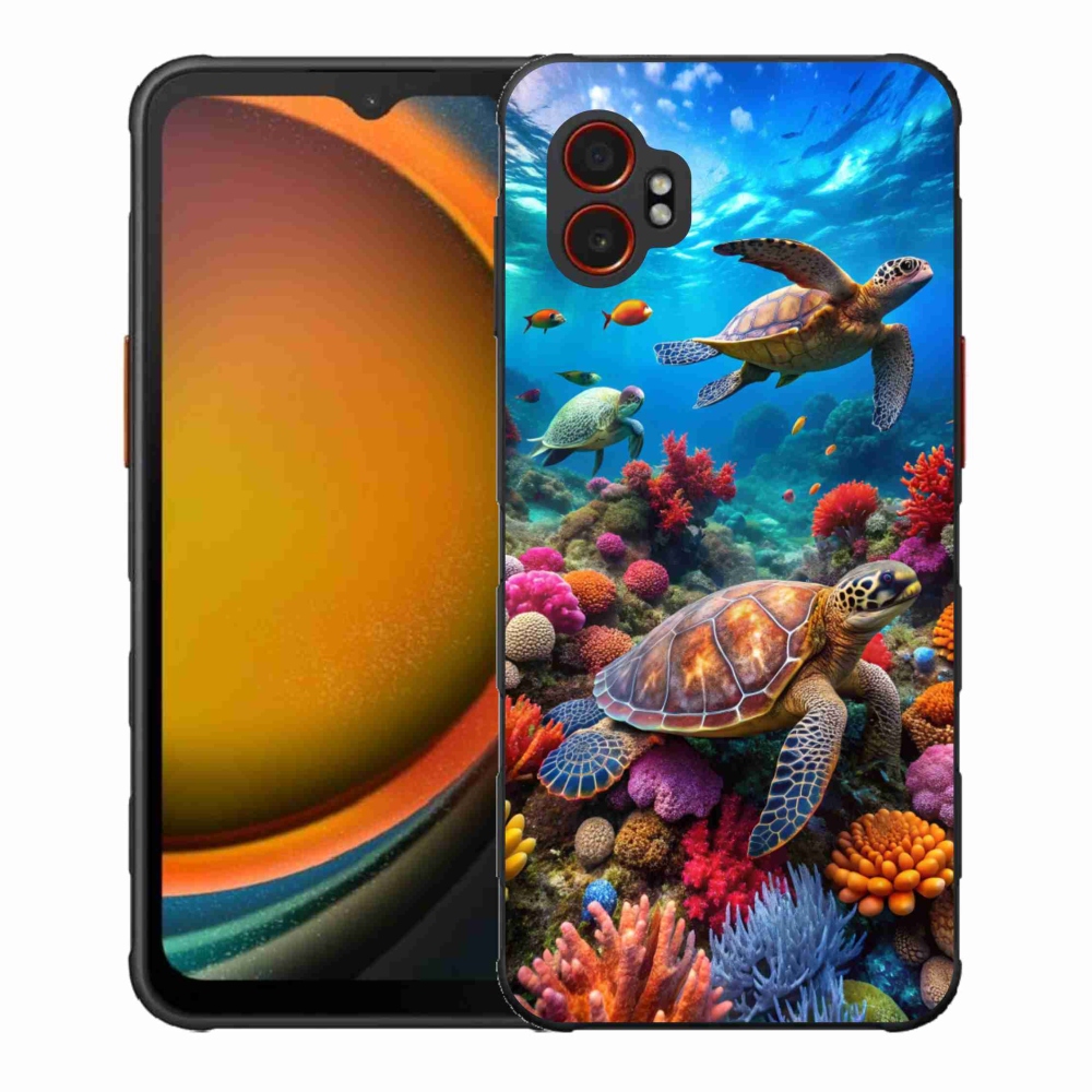 Gelový kryt mmCase na Samsung Galaxy Xcover 7 Pro - mořský svět 2