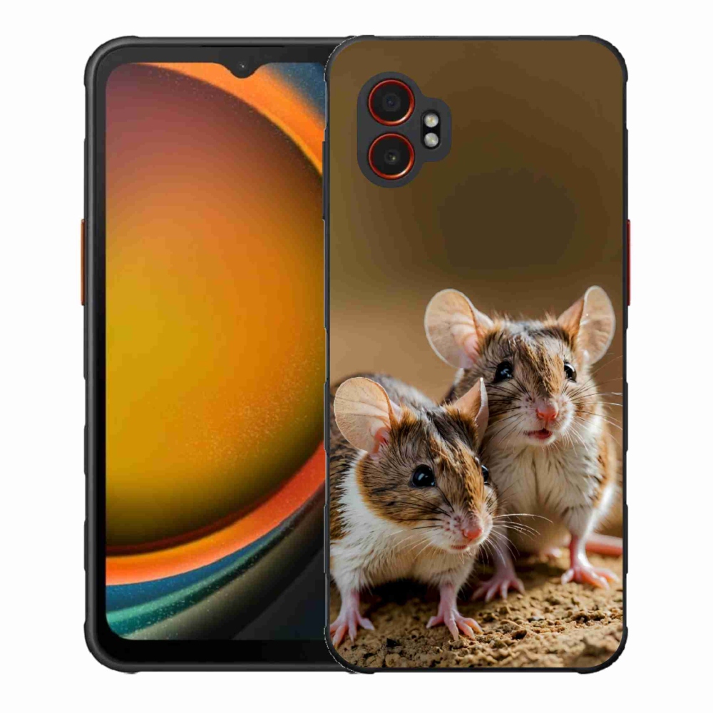 Gelový kryt mmCase na Samsung Galaxy Xcover 7 Pro - myší duo