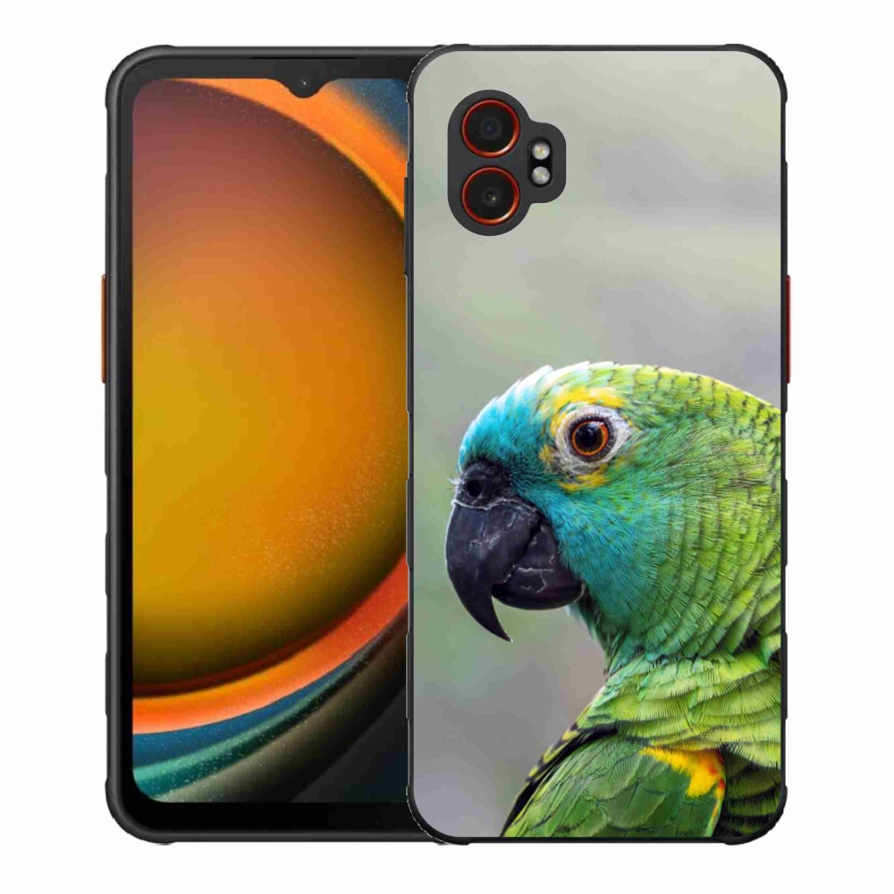 Gelový kryt mmCase na Samsung Galaxy Xcover 7 Pro - papoušek amazoňan