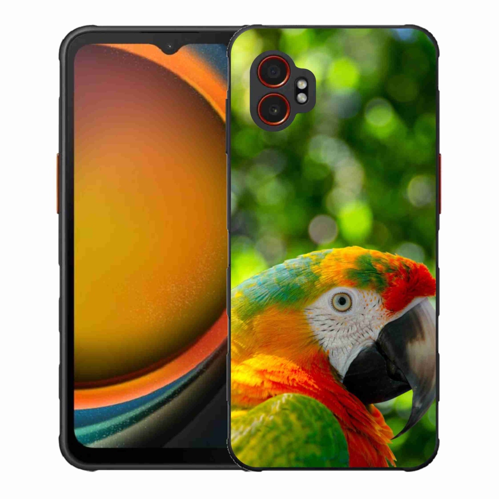 Gelový kryt mmCase na Samsung Galaxy Xcover 7 Pro - papoušek ara 3