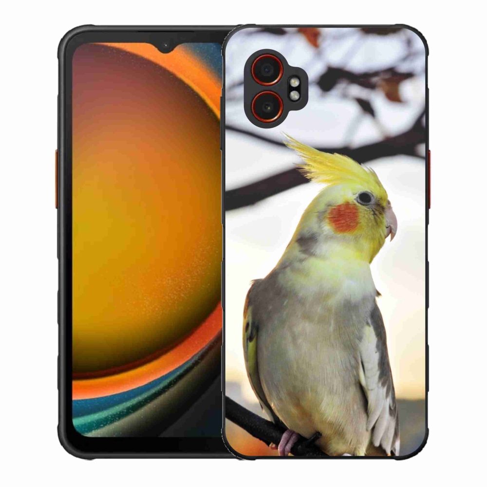 Gelový kryt mmCase na Samsung Galaxy Xcover 7 Pro - papoušek korela