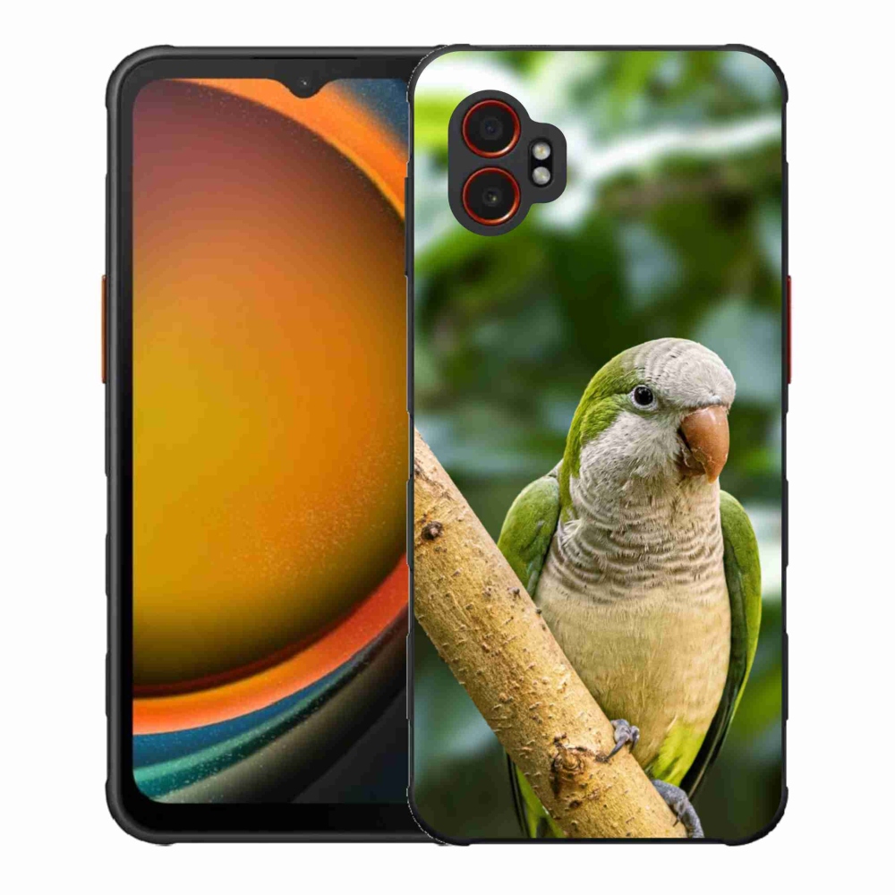 Gelový kryt mmCase na Samsung Galaxy Xcover 7 Pro - papoušek mníšek