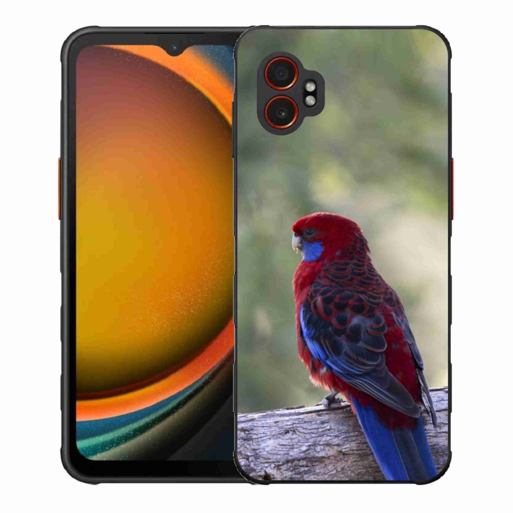 Gelový kryt mmCase na Samsung Galaxy Xcover 7 Pro - papoušek rosela