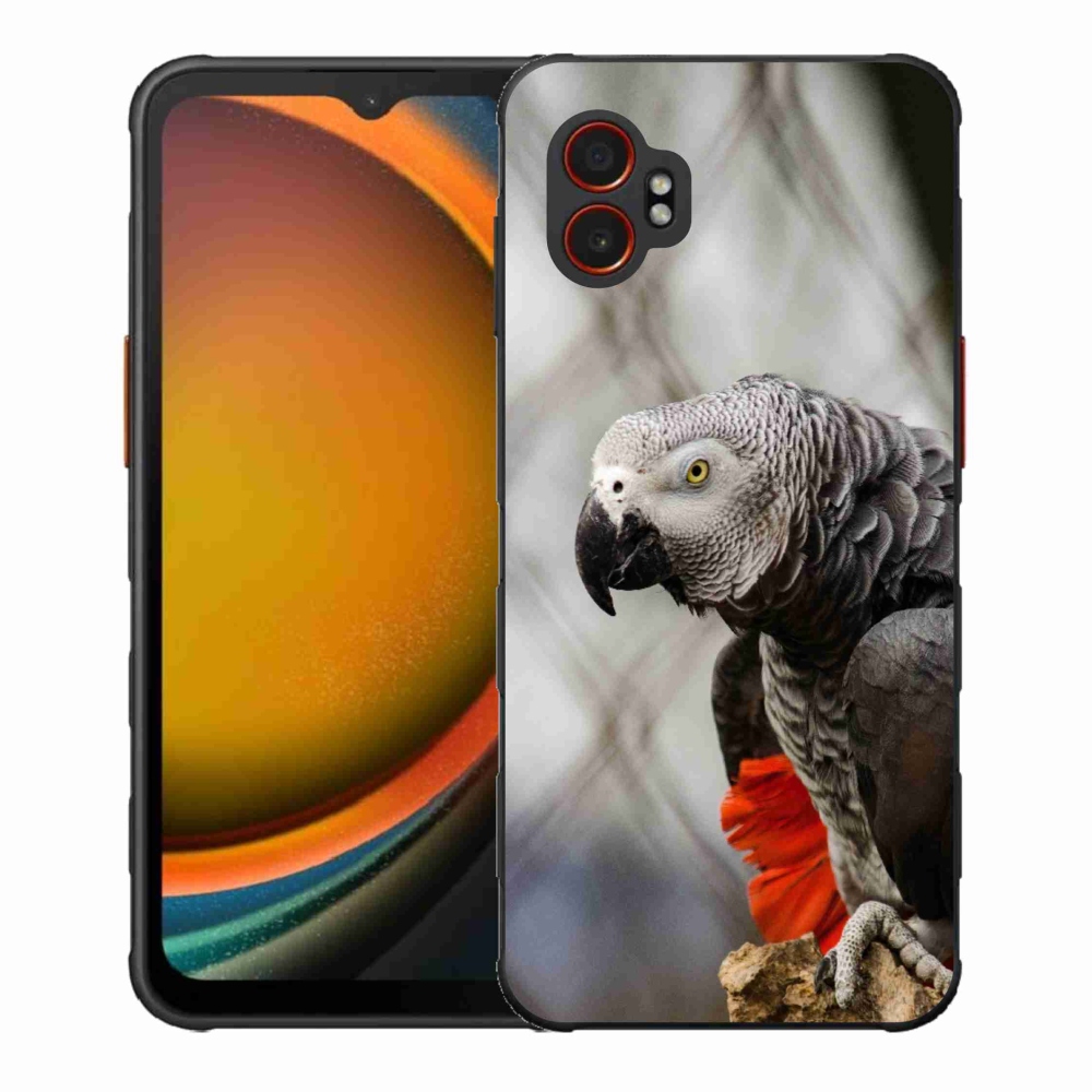 Gelový kryt mmCase na Samsung Galaxy Xcover 7 Pro - papoušek žako 3