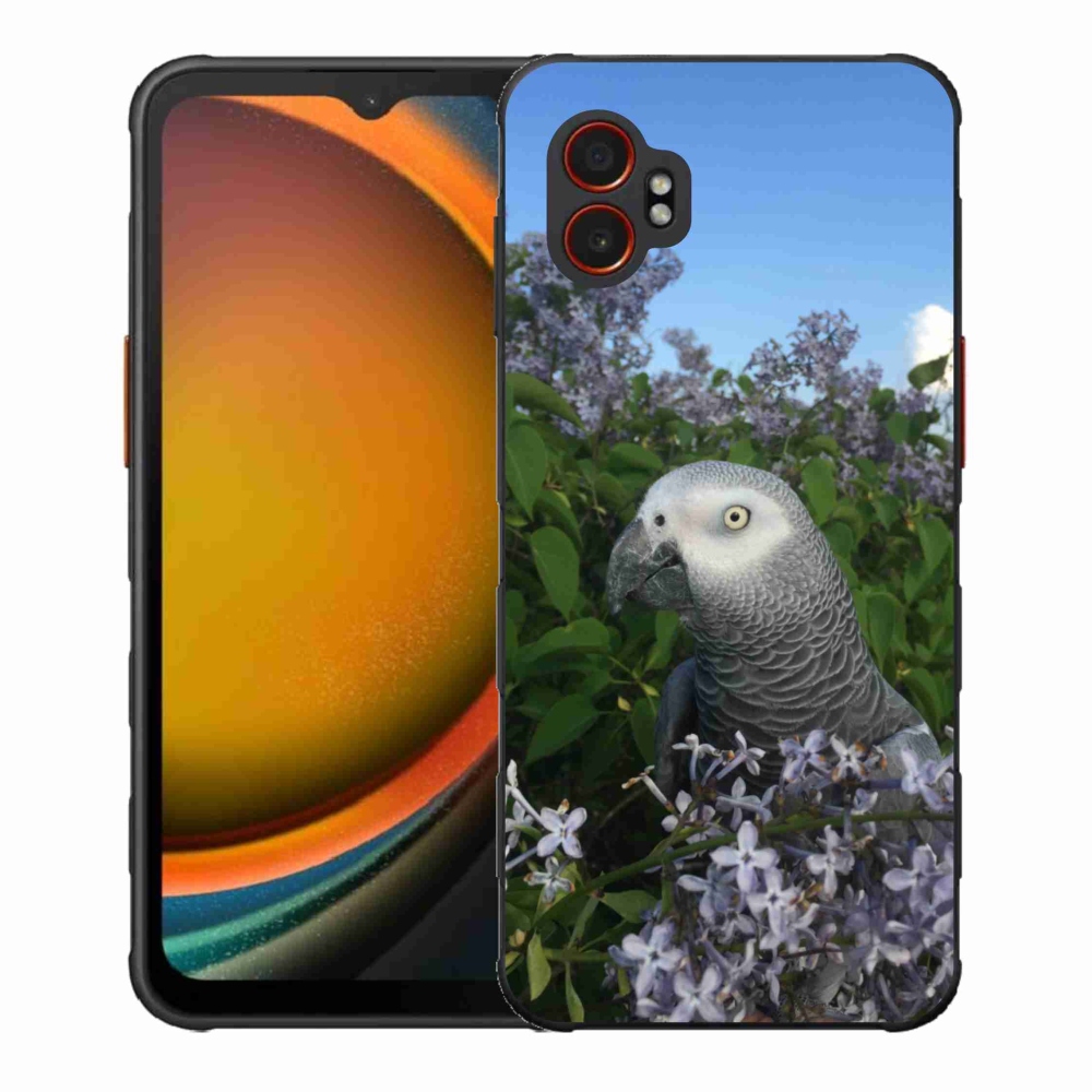 Gelový kryt mmCase na Samsung Galaxy Xcover 7 Pro - papoušek žako