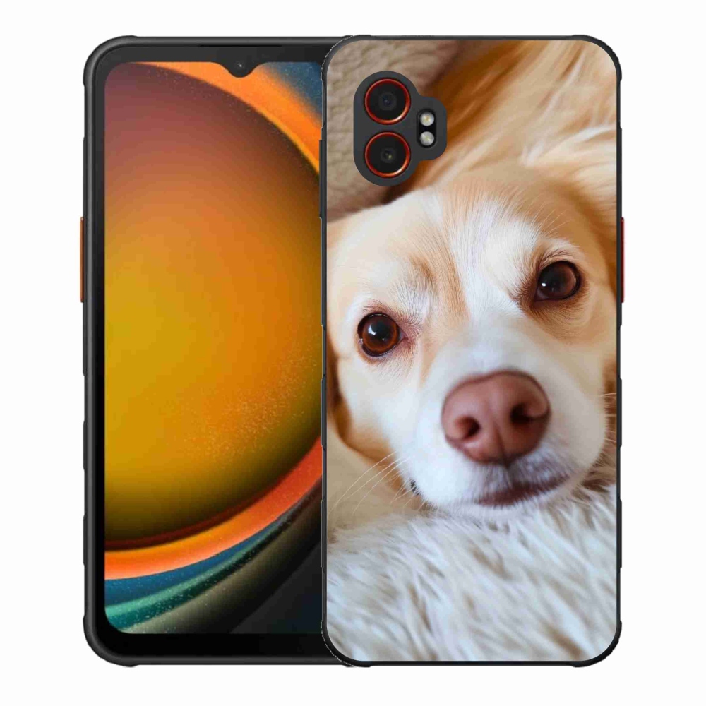 Gelový kryt mmCase na Samsung Galaxy Xcover 7 Pro - Roztomilá čivava