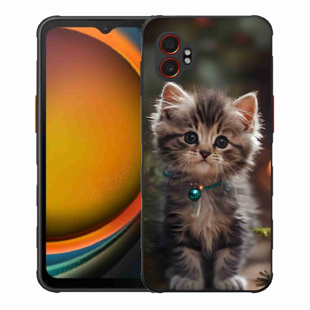Gelový kryt mmCase na Samsung Galaxy Xcover 7 Pro - roztomilé kotě 11