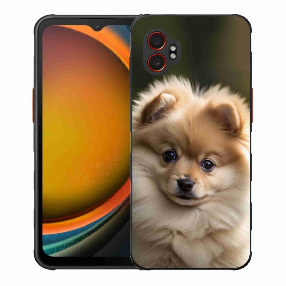 Gelový kryt mmCase na Samsung Galaxy Xcover 7 Pro - roztomilý pomeranian 2