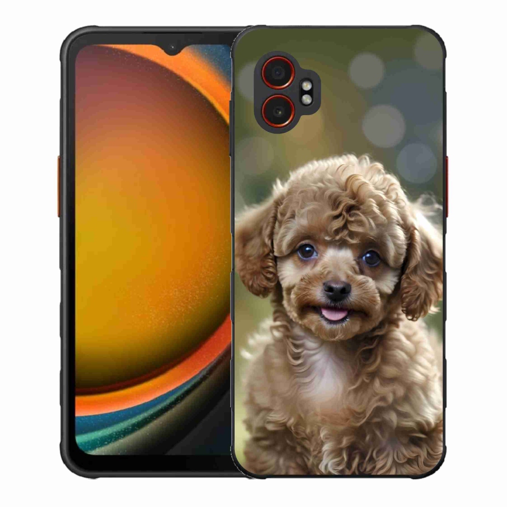Gelový kryt mmCase na Samsung Galaxy Xcover 7 Pro - roztomilý pudl