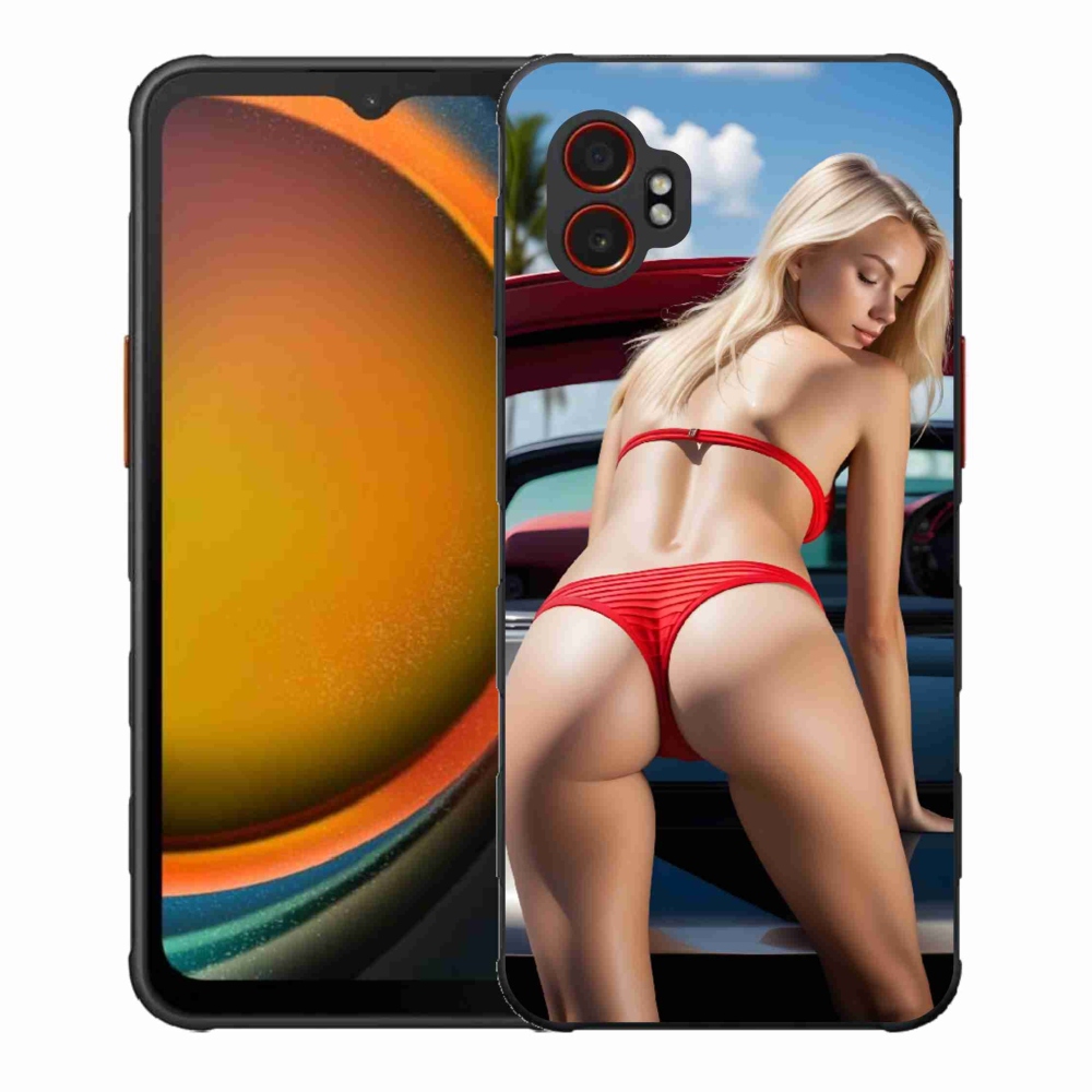 Gelový kryt mmCase na Samsung Galaxy Xcover 7 Pro - sexy žena 2