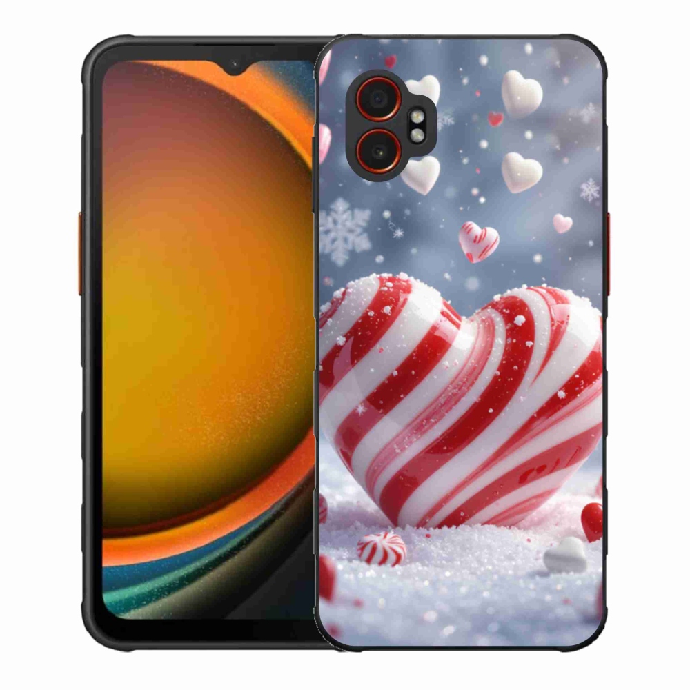 Gelový kryt mmCase na Samsung Galaxy Xcover 7 Pro - sladké srdce