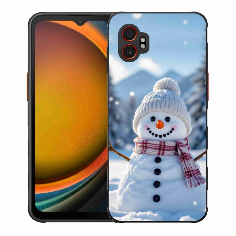 Gelový kryt mmCase na Samsung Galaxy Xcover 7 Pro - sněhulák 3
