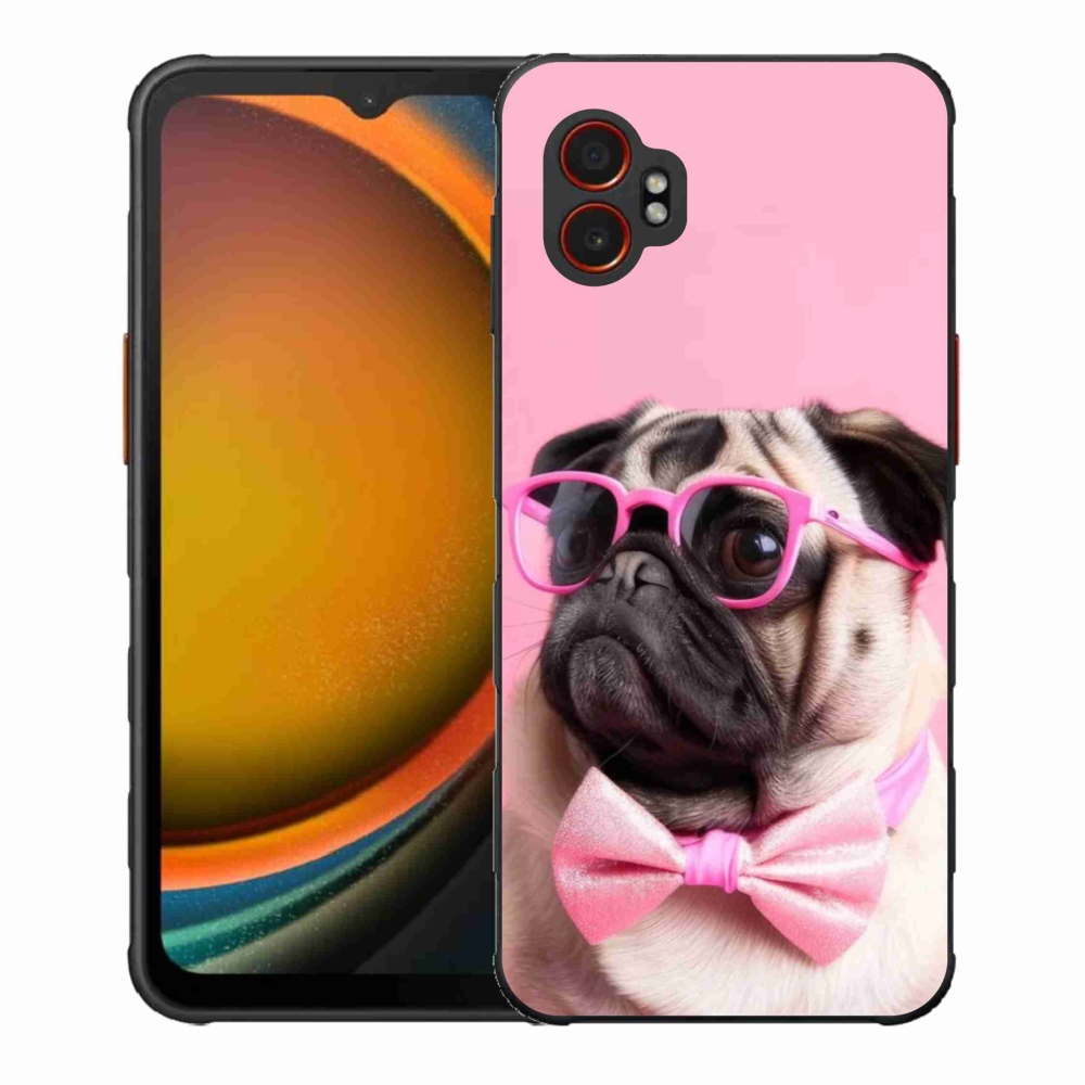 Gelový kryt mmCase na Samsung Galaxy Xcover 7 Pro - stylový mops