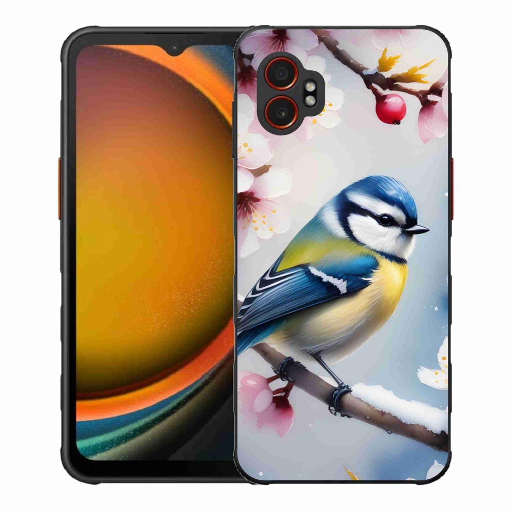 Gelový kryt mmCase na Samsung Galaxy Xcover 7 Pro - sýkorka