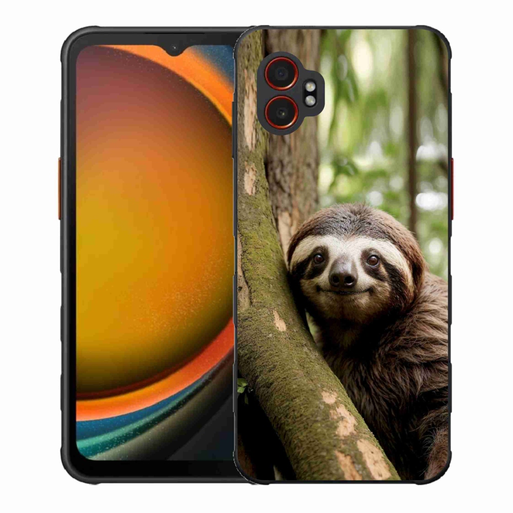 Gelový kryt mmCase na Samsung Galaxy Xcover 7 Pro - usměvavý lenochod