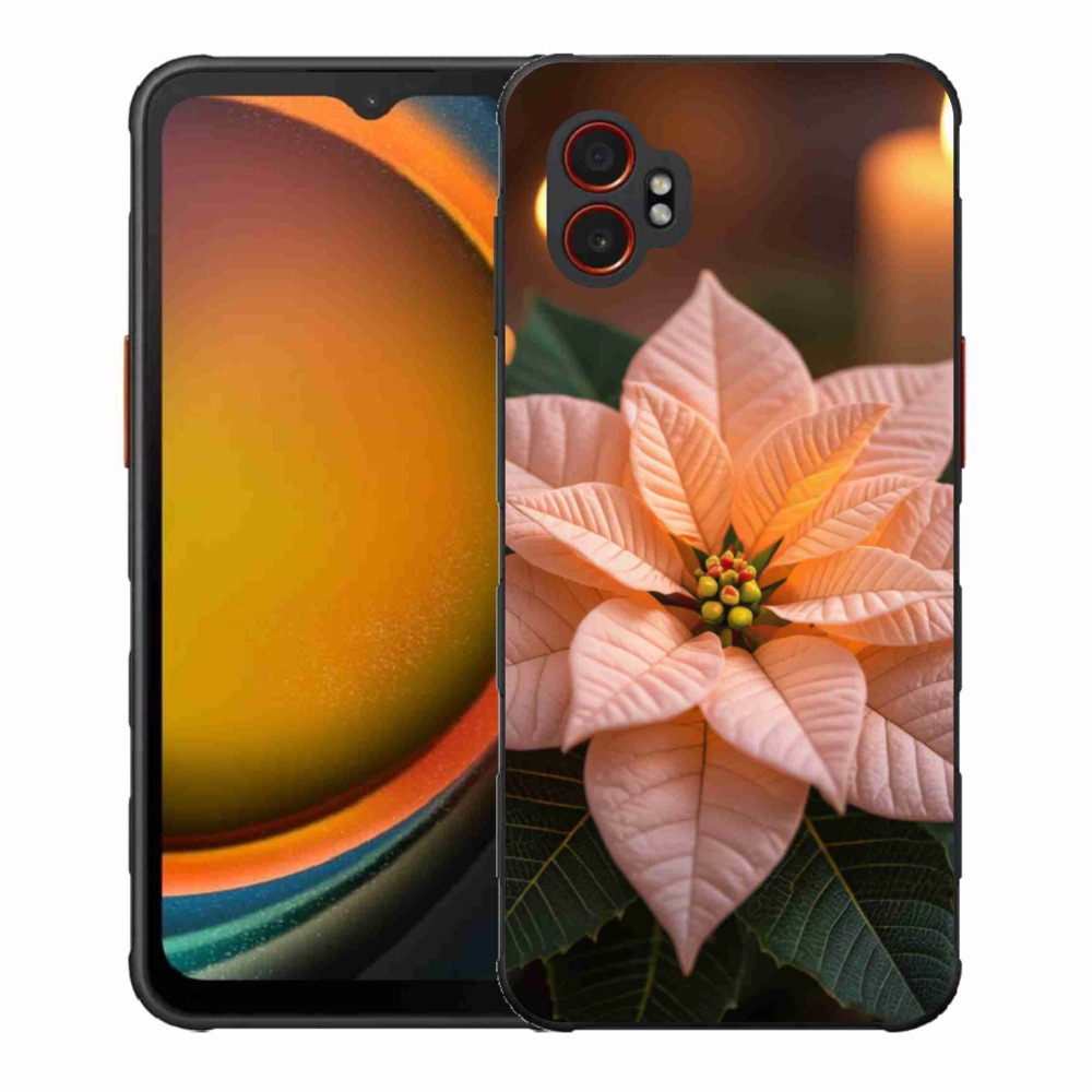 Gelový kryt mmCase na Samsung Galaxy Xcover 7 Pro - vánoční hvězda