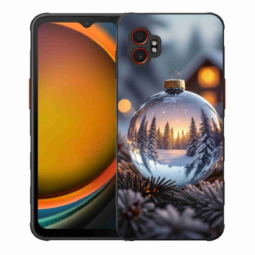 Gelový kryt mmCase na Samsung Galaxy Xcover 7 Pro - vánoční ozdoba