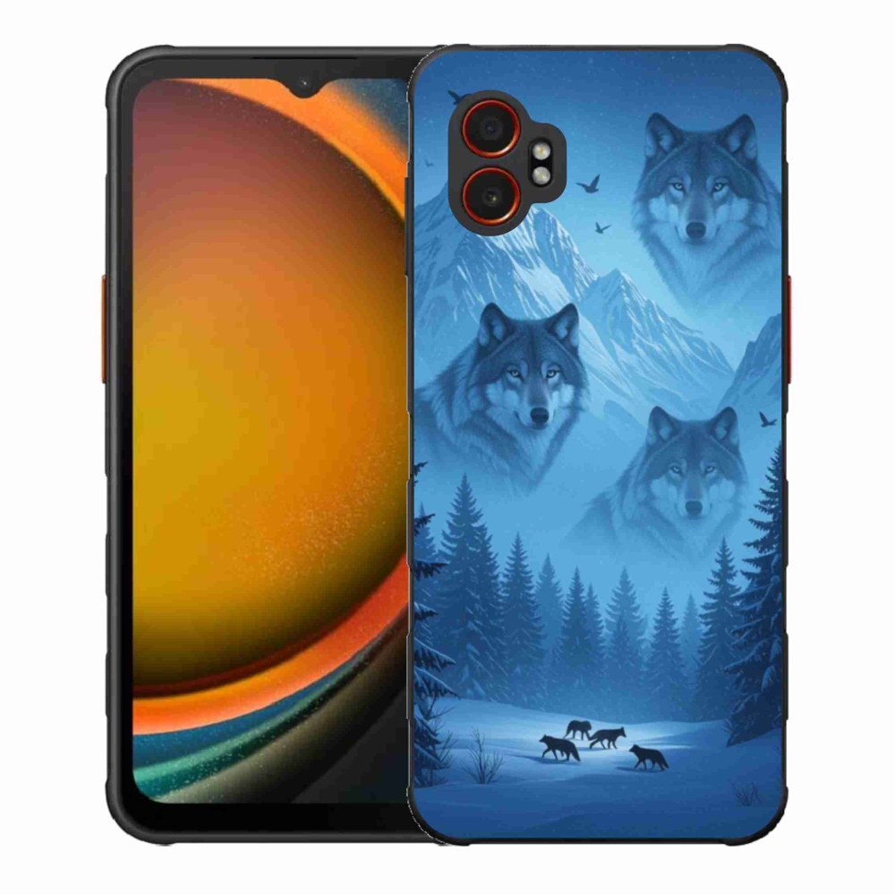 Gelový kryt mmCase na Samsung Galaxy Xcover 7 Pro - vlčí smečka