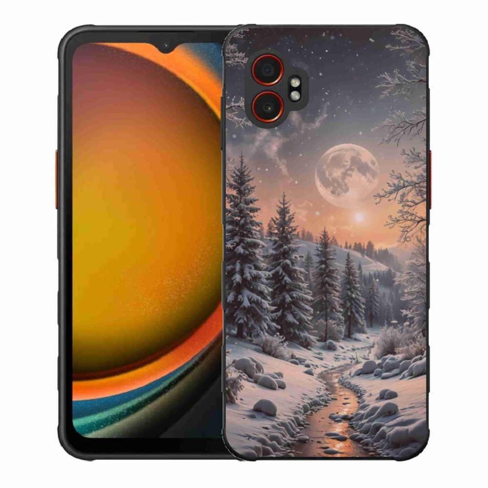 Gelový kryt mmCase na Samsung Galaxy Xcover 7 Pro - zimní krajina 2