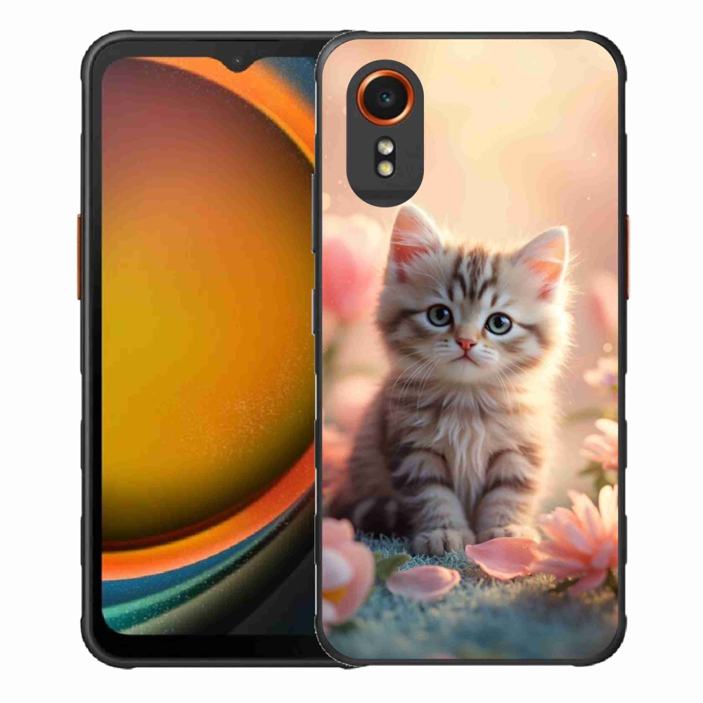 Gelový kryt mmCase na Samsung Galaxy Xcover 7 - roztomilé kotě 8