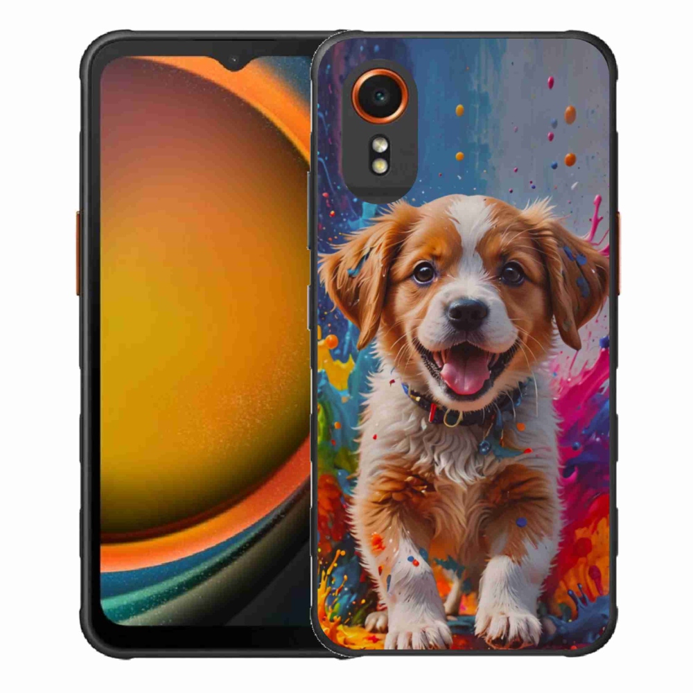 Gelový kryt mmCase na Samsung Galaxy Xcover 7 - roztomilé štěně 3