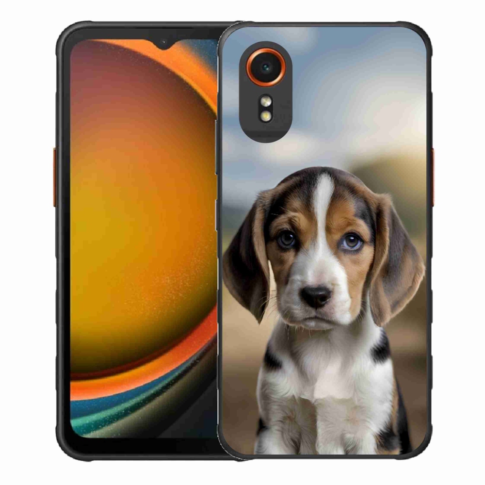 Gelový kryt mmCase na Samsung Galaxy Xcover 7 - roztomilý bígl