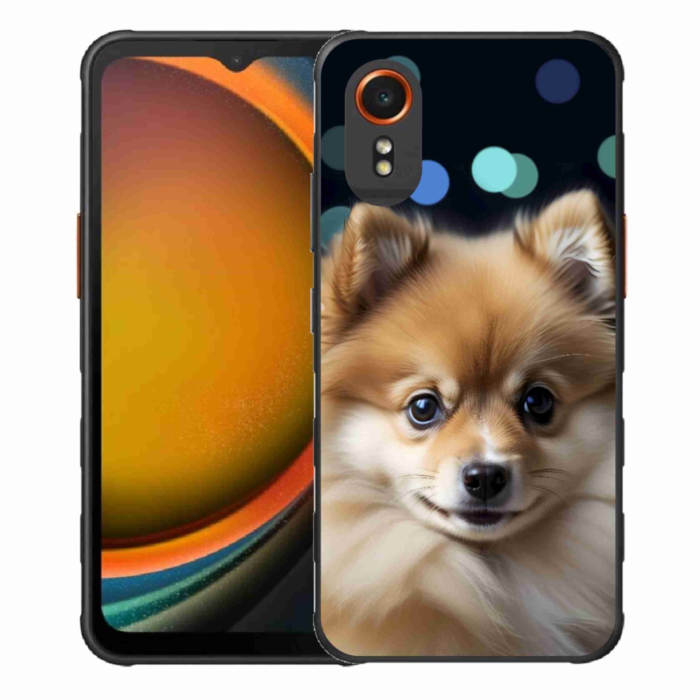 Gelový kryt mmCase na Samsung Galaxy Xcover 7 - roztomilý pomeranian