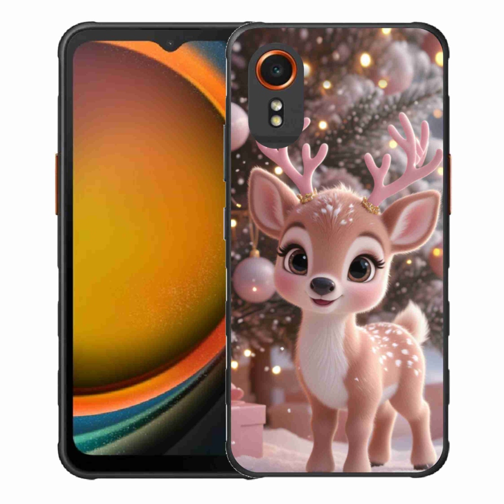 Gelový kryt mmCase na Samsung Galaxy Xcover 7 - roztomilý sob