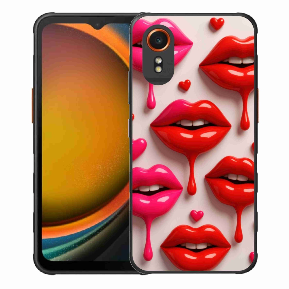 Gelový kryt mmCase na Samsung Galaxy Xcover 7 - rty 2