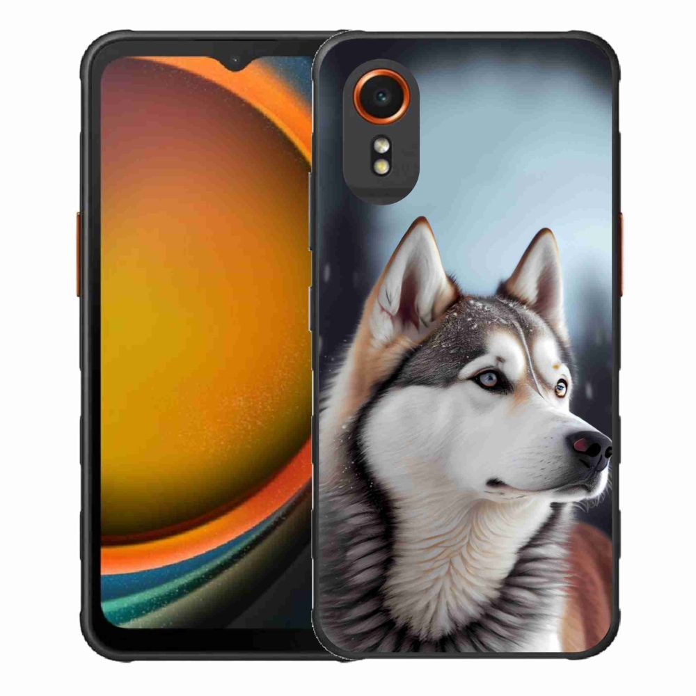 Gelový kryt mmCase na Samsung Galaxy Xcover 7 - sibiřský husky
