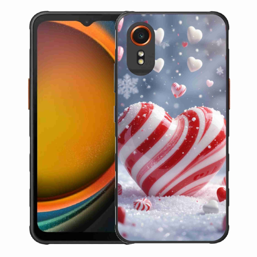 Gelový kryt mmCase na Samsung Galaxy Xcover 7 - sladké srdce